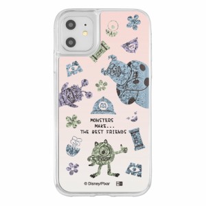 イングレム IJ-DP21LG1S/MI10 iPhone 11/XR用 『ディズニー・ピクサーキャラクター』ラメ グリッターケース（モンスターズ・インク/フレ