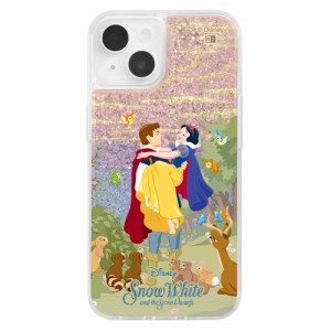 イングレム iPhone 14/13用 『ディズニーキャラクター』ラメ グリッターケース（白雪姫/目覚めのシーン）  IJ-DP36LG1S/SW2返品種別A