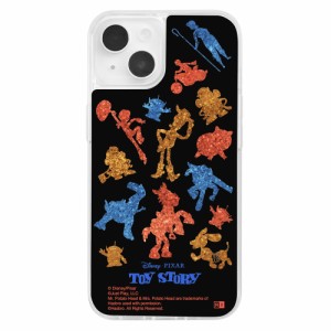 イングレム IJ-DP36LG1S/TY13 iPhone 14/13用 『ディズニー・ピクサーキャラクター』ラメ グリッターケース（トイ・ストーリー/シルエッ