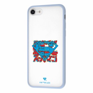 イングレム IJ-WP34BS4WA/SM7 iPhone SE(第3/2世代)/8/7用 『スーパーマン』マットハイブリッドケース SHEER（スーパーマン/青赤ロゴ）[I