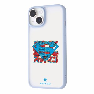 イングレム iPhone 14/13用 『スーパーマン』マットハイブリッドケース SHEER（スーパーマン/青赤ロゴ）  IJ-WP36BS4WA/SM7返品種別A