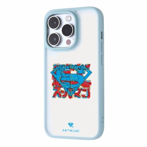 イングレム iPhone 14 Pro用 『スーパーマン』マットハイブリッドケース SHEER（スーパーマン/青赤ロゴ）  IJ-WP37BS4WA/SM7返品種別A