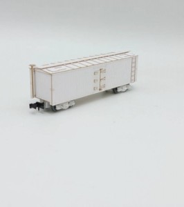 甲府モデル (N) 8-2 アメリカ 冷蔵車A(US Reefer 40ft wood A) ペーパーキット コウフモデル 8-2 アメリカ レイゾウシャA返品種別B