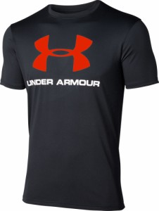 アンダーアーマー テック ショートスリーブTシャツ ビッグロゴ（ブラック・サイズ：SM） UNDER ARMOUR　UA 1359132-001-SM返品種別A