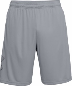 アンダーアーマー テック グラフィック ショートパンツ（スチール/ブラック・サイズ：MD） UNDER ARMOUR　UA 1358551-035-MD返品種別A