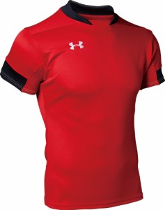 アンダーアーマー ラグビー プラクティス ショートスリーブ シャツ（レッド・サイズ：4XL） UNDER ARMOUR　UA 1365028-600-4XL返品種別A