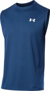 アンダーアーマー テック スリーブレスシャツ（アカデミー/ホワイト・サイズ：MD） UNDER ARMOUR　UA 1367452-408-MD返品種別A