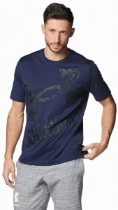 アンダーアーマー メンズ UAテック XLロゴ ショートスリーブTシャツ（Midnight Navy・サイズ：MD） DOM-1384796-410-MD返品種別A