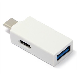 ルートアール RA-OTGTU1PW USB3.0対応 TYPE-C OTGアダプター 5V給電[RAOTGTU1PW] 返品種別A