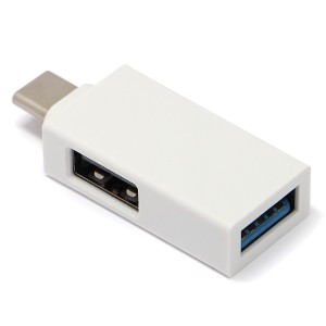 ルートアール RA-OTGTU2HW USB3.0/2.0 合計2ポート Type-C OTGハブ[RAOTGTU2HW] 返品種別A