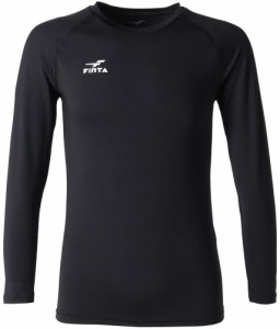 FINTA（フィンタ） JRストレッチL/Sクルーネックアンダーシャツ（ブラック・サイズ：150） FNT-FT5998-0500-150返品種別A