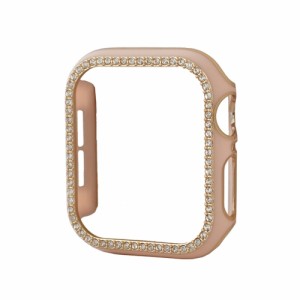 GAACAL（ガーカル） W00065PG5 Apple Watch 7-9【41mm】スワロフスキーフレーム（ピンクゴールド）[W00065PG5] 返品種別A