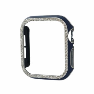 GAACAL（ガーカル） W00065BS2 Apple Watch 4-6/SE1-2【40mm】スワロフスキーフレーム（ブルーシルバー）[W00065BS2] 返品種別A