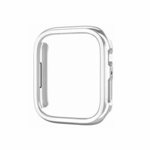 GAACAL（ガーカル） W00224S4 Apple Watch 4-6/SE1-2 【44mm】 プラスチックフレーム（メタリックシルバー）[W00224S4] 返品種別A