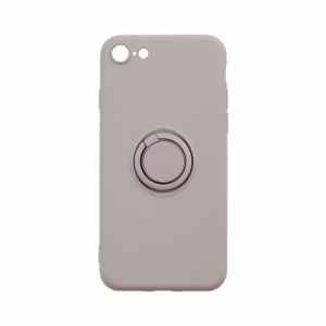 GAACAL（ガーカル） P00114GYB iPhone SE(第3世代)/SE(第2世代)/8/7用 バンカーリング付きTPUケース（グレー）[P00114GYB] 返品種別A