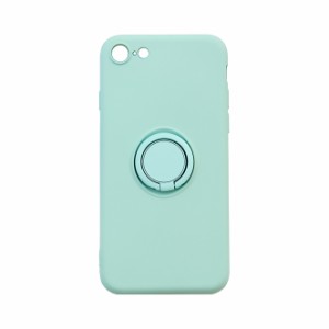 GAACAL（ガーカル） P00114BB iPhone SE(第3世代)/SE(第2世代)/8/7用 バンカーリング付きTPUケース（ブルー）[P00114BB] 返品種別A