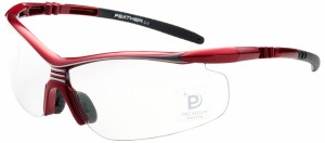 エリカオプチカル EYE CARE GLASS PREMIUM（保護メガネ）（レッド） FEATHER02 Premium RD返品種別A