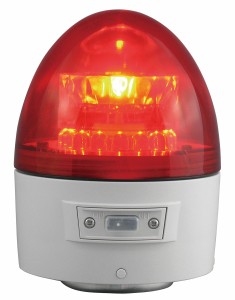 日惠製作所 VL11B-003BR LED回転灯　ニコカプセル　赤NIKKEI　NICO CAPSULE　電池式警告灯[VL11B003BR] 返品種別A