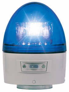 日惠製作所 VK11B-003NB LED回転灯　ニコカプセル（青・高輝度）NIKKEI　NICO CAPSULE　電池式警告灯[VK11B003NB] 返品種別A