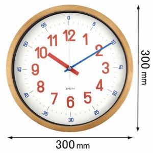 エルコミューン 掛け時計（REROSS QUADRATIC / レッド）EL COMMUN / BAUHAUS Fonts Wall Clock 78-493625[78493625] 返品種別A