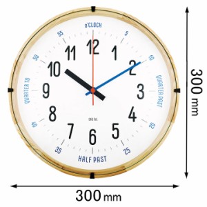 エルコミューン 掛け時計（CARLMARX）EL COMMUN / BAUHAUS Fonts Wall Clock 78-493670[78493670] 返品種別A