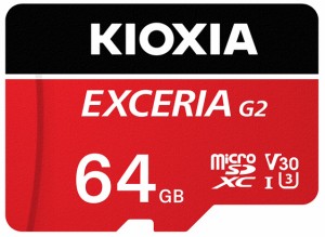 KIOXIA（キオクシア） KMU-B064GR 【国内正規品】microSDXCメモリカード 64GB Class10 UHS-I[KMUB064GR] 返品種別B