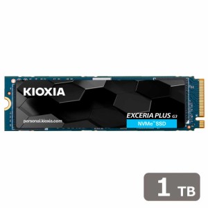 KIOXIA（キオクシア） 内蔵SSD KIOXIA EXCERIA PLUS G3 NVMe Gen4x4 1TB SSD-CK1.0N4PLG3N返品種別B