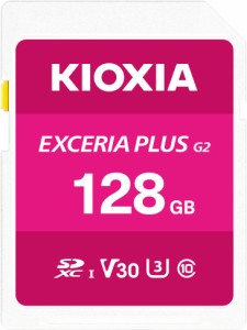 KIOXIA（キオクシア） KSDH-B128G 【国内正規品】SDXCカード EXCERIA PLUS(G2) C10 U3 V30 R100 W65 128GB[KSDHB128G] 返品種別A