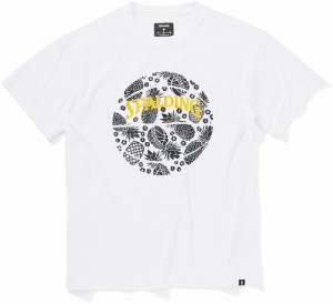 スポルディング SMT210070-2000-XS Tシャツ  トロピカル（ホワイト・サイズ：XS）SPALDING[SMT2100702000XS] 返品種別A