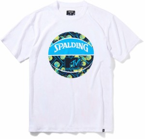 スポルディング SMT210340-2000-M Tシャツ  MTV ミュージックミキシング（ホワイト・サイズ：M）SPALDING[SMT2103402000M] 返品種別A