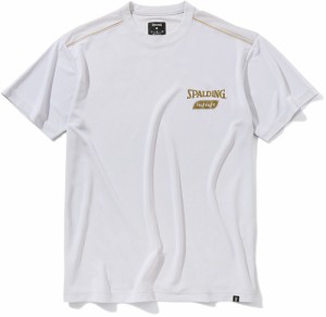 スポルディング SMT22036-2300-M Tシャツ ゴールドハイライト（アイスグレー・サイズ：M）SPALDING[SMT220362300M] 返品種別A