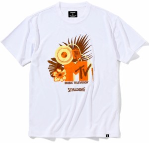 スポルディング SMT22051M-2000-L Tシャツ MTV ハワイナイス（ホワイト・サイズ：L）SPALDING[SMT22051M2000L] 返品種別A