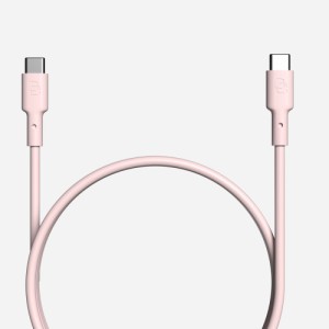 FUNMAXJAPAN（ファンマックスジャパン） CC-CB08-LC CellCube USB-C to USB-Cケーブル 1.0m （薄桜）[CCCB08LC] 返品種別A