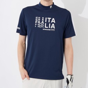 フィラ 743601LNV メンズ モックネック半袖シャツ（ネイビー・サイズ：L）FILA GOLF[743601LNV] 返品種別A