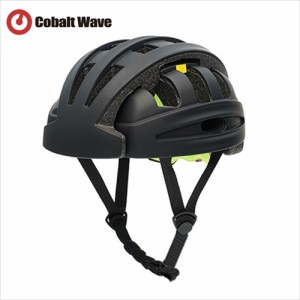 CobaltWave FT-888A-BK CE認証 自転車用折り畳みヘルメット サイズ55-59cm(大人用)（ブラック）[FT888ABK] 返品種別B