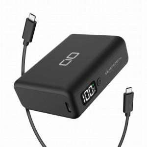 CIO SMARTCOBY Pro 30W モバイルバッテリー 10000mAh 2ポート(USB-C×1・USB-A×1)（ブラック）  SMARTCOBYPRO-30W-BK返品種別A