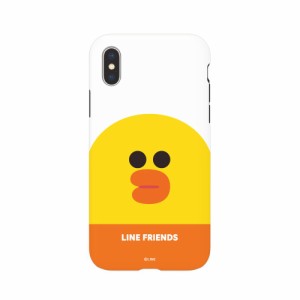 LINE FRIENDS KCL-DSF001 iPhone XS/X用 LINE FRIENDSケース フェイス（サリー）[KCLDSF001] 返品種別A