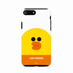 LINE FRIENDS KCL-DSF003 iPhone 8 Plus/7 Plus用 ハイブリッドケース LINE FRIENDSケース フェイス（サリー）[KCLDSF003] 返品種別A