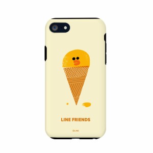 LINE FRIENDS KCL-DSA002 iPhone SE(第3/2世代)/8/7用 ハイブリッドケース LINE FRIENDSケース テーマ（サリー）[KCLDSA002] 返品種別A