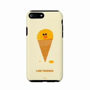 LINE FRIENDS KCL-DSA003 iPhone 8 Plus/7 Plus用 ハイブリッドケース LINE FRIENDSケース テーマ（サリー）[KCLDSA003] 返品種別A