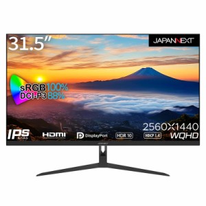 JAPANNEXT（ジャパンネクスト） JN-IPS3150WQHDR 31.5型 ウルトラワイド液晶ディスプレイ(WQHD/IPS/非光沢/5ms(GtoG)/DisplayPort/HDMI/