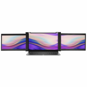 JAPANNEXT（ジャパンネクスト） JN-TRI-IPS133FHDR 13.3型 2画面折りたたみマルチディスプレイ モバイルモニター「Tri-Screen」(フルHD/I