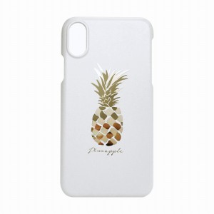Happymori HM10256I8 iPhone XS/X用 Pineapple bar（ホワイト）[HM10256I8] 返品種別A