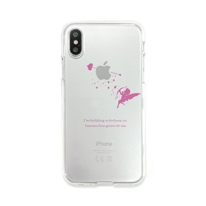 Dparks DS10382I8 iPhone XS/X用 ソフトクリアケース（キューピッド）[DS10382I8] 返品種別A