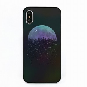 Dparks DS10416I8 iPhone XS/X用 Twinkle Case（レイニングシティ）[DS10416I8] 返品種別A