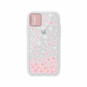 Light Up Case LU11323IX iPhone XS/X用 Lighting Shield Case Flower（Cherry Blossom/ローズゴールド）[LU11323IX] 返品種別A