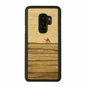 Man＆Wood I12505S9P Galaxy S9+（SC-03K/SCV39）用 天然木ケース（Terra）[I12505S9P] 返品種別A