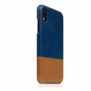 SLG Design SD13667I61 iPhone XR用 Tampomata Leather Back case（ブルー × タン）[SD13667I61] 返品種別A