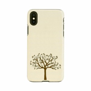 Man＆Wood I13864I58 iPhone XS/X用 天然木ケース（Apple tree）[I13864I58] 返品種別A