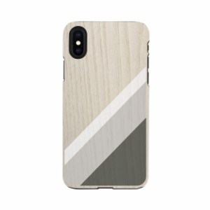 Man＆Wood I13866I61 iPhone XR用 天然木ケース（Gray Suit）[I13866I61] 返品種別A